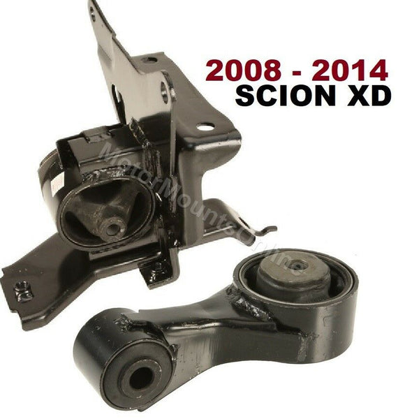9L1200 2pc Motor Mounts FOR Scion XD 2008 - 2014 1.8L Engine MANUAL Trans Mounts