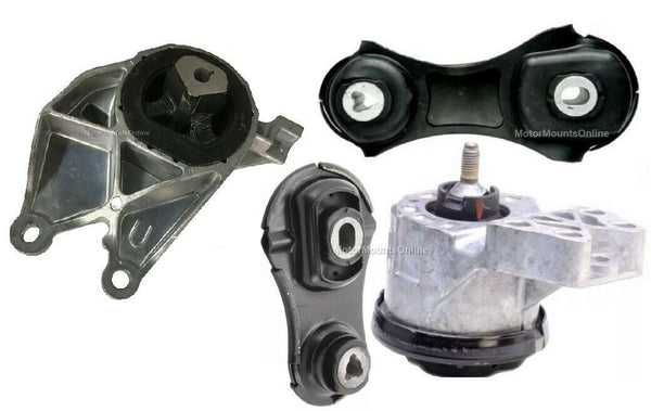 9M1151T 4pc Motor Mounts fit 3.5L Turbo 2010 - 2012 Lincoln MKS EcoBoost Engine