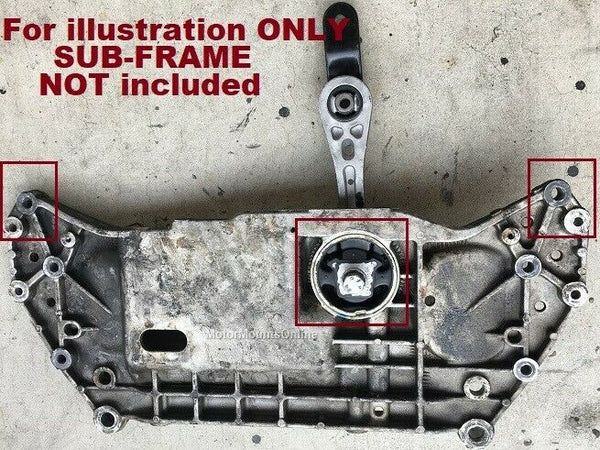 0L0004 5pc subframe suspension bushings w/Torque mount fit Volkswagen Sub-Frame