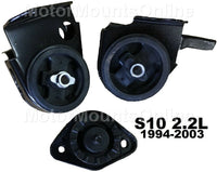 8R1105 3pc Motor Mounts fit RWD 1995 - 2003 Chevy S10 2.2L AUTO MANUAL Trans