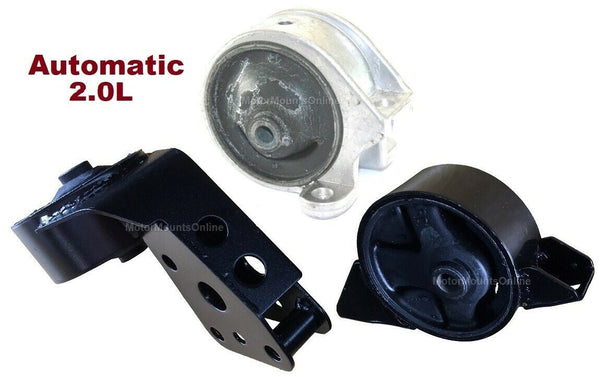 8MA301 3pc Motor Mounts fit 2.0L 1996 - 1999 Nissan Sentra AUTO Transmission