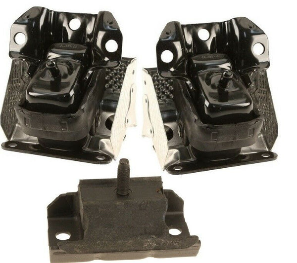 9M1102 3pc Motor Mounts fit RWD 5.3L 6.0L 6.2L 2007 - 2013 Chevy Silverado 1500