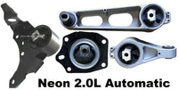 9R3105 4pc Motor Mounts fit NON-TURBO AUTOMATIC Trans 2003 - 2005 Dodge Neon