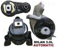 9R3150 3pc Motor Mounts fit AWD FWD 3.0L 2010 2011 Mercury Milan AUTO Trans