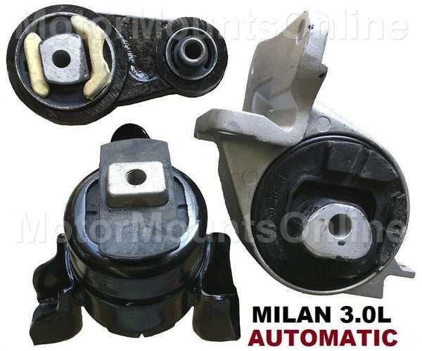 9R3150 3pc Motor Mounts fit AWD FWD 3.0L 2010 2011 Mercury Milan AUTO Trans