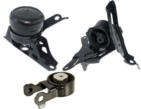 9LL201 3pc Motor Mounts fit AUTO 2006 07 08 09 10 2011 Toyota Yaris 1.5L ENGINE