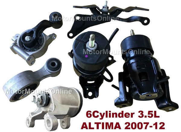 thumbnail image 2 of Midnight Autoparts 6-Piece Engine & Transmission Mount Set For Nissan Altima & Maxima 3.5L 2 of 5