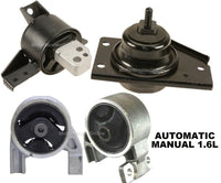 9R3741 4pc Motor Mounts fit 1.6L Engine 2006 - 2011 Hyundai Accent A/T M/T Trans