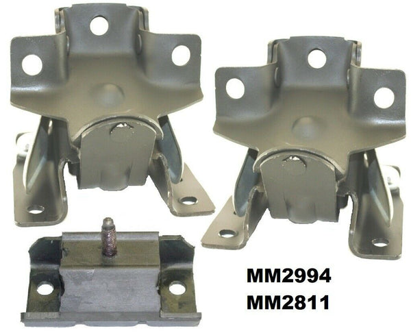 8MB294 3pc Motor Mounts fit 2WD 1999 - 2006 4.3L GMC Sierra 1500 Classic 2007