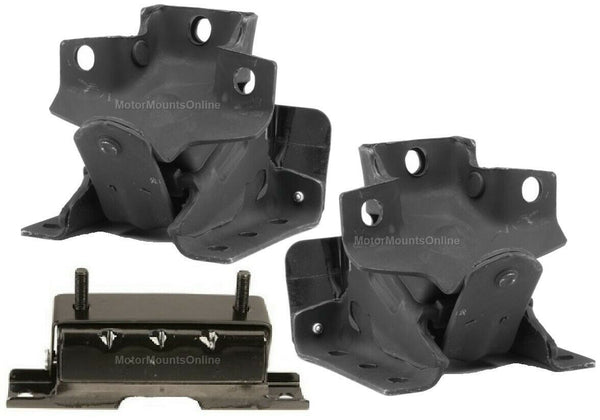 8MB909A 3pc Motor Mounts fit 4X4 SUV 2000 - 2013 GMC Yukon XL 2500 Suburban 2500