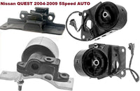 9M1315 4pc Motor Mounts fit 5 SPEED Auto Nissan Quest 2004 - 2009 Engine n Trans