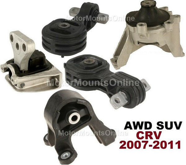 9R3504DF 5pc Differential n Motor Mounts fit for AWD 2007 - 2011 Honda CRV CR-V