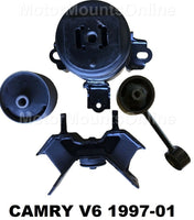 9MA228 4pc Motor Mounts w/Rear Insert fit  3.0L 1997 - 2001 Toyota Camry AUTO