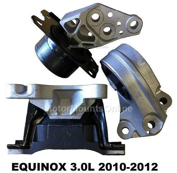 9M1158 3pc Motor Mounts fit AUTO FWD SUV 3.0L 2010 - 2012 Chevy EQUINOX no FRONT