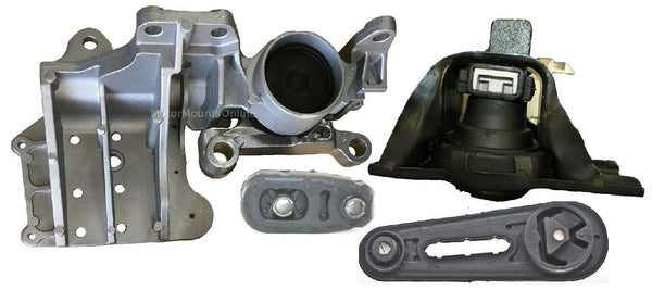 9LL305B 4pc Motor Mounts fit AUTO 2007 2008 - 2012 Nissan Sentra 2.0 Engine
