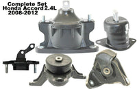 9R3511 5pc Motor Mounts fit A/T 2.4L Honda Accord 2008 - 2012 Engine Trans Mount