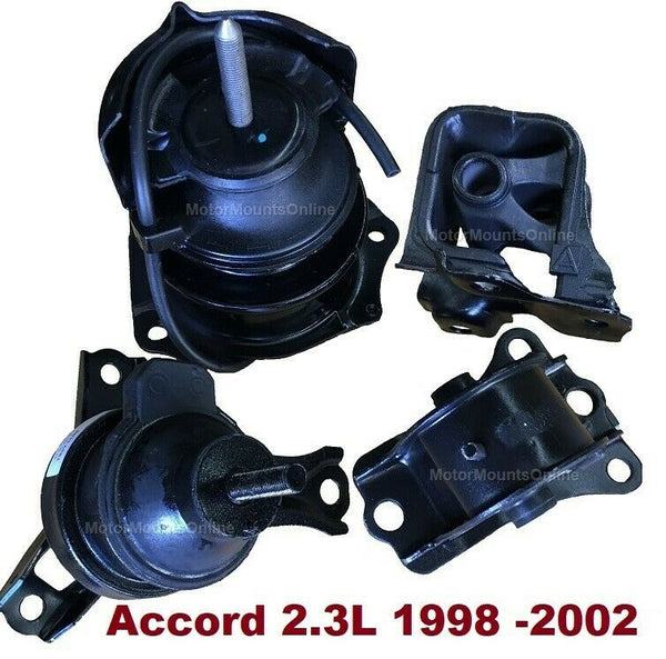 8R3519 4pc Motor Mounts fit 2.3L Honda Accord 1998 - 02 Engine AUTO Transmission