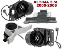 9M1308 4pc Motor Mounts fit 3.5L Engine 2005 2006 Nissan Altima Maxima A/T Trans