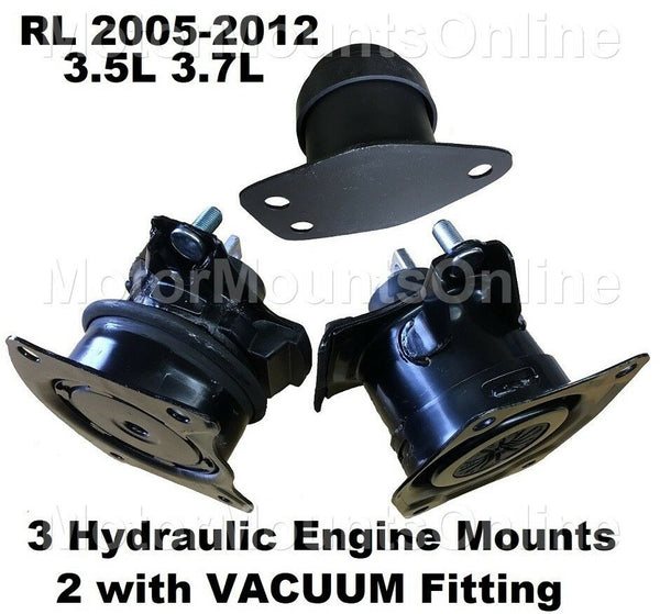 9R3520 3Hydraulic Engine Mounts fit AUTO 3.5L 3.7L Motor 2005 - 2012 Acura RL