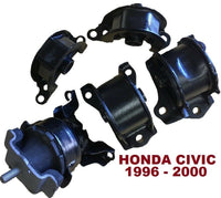 8R1122 5pc Motor Mounts fit 1.6Honda Civic 1996 - 2000 AUTO MANUAL Trans Mounts