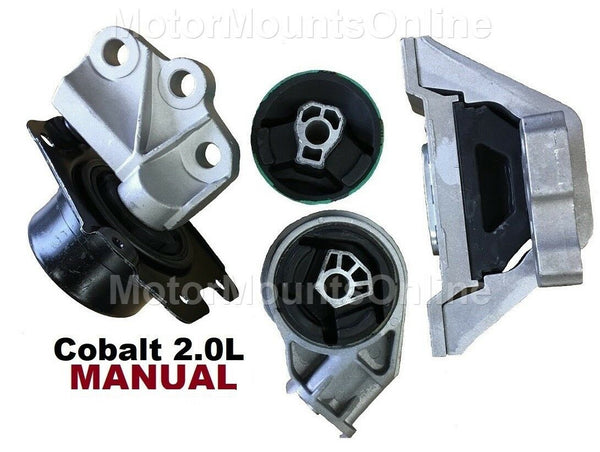 9R3106 4pc Motor Mounts w/ INSERT fit MANUAL 2.0L Chevy Cobalt 2006 - 2010