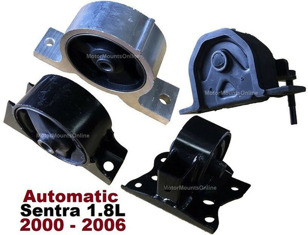 8R1303 Motor Mounts fit 1.8L Engine 2000 - 2006 Nissan Sentra AUTO Transmission