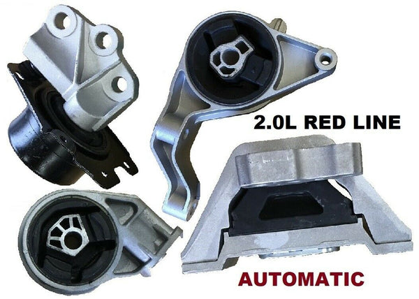 9MB104 4pc Motor Motor fit AUTO 2.0L Engine 2004 - 2007 Saturn ION Supercharged
