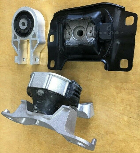 9MB706T 3pc Motor Mounts fit A/T MANUAL 2.5L TURBO Engine 2007 - 2011 Volvo S40