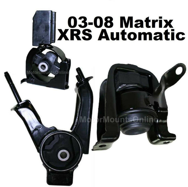 8M1238M 3pc Motor Mounts fit AUTO 1.8L FWD 2003 - 2008 Toyota Matrix XRS NoTrans