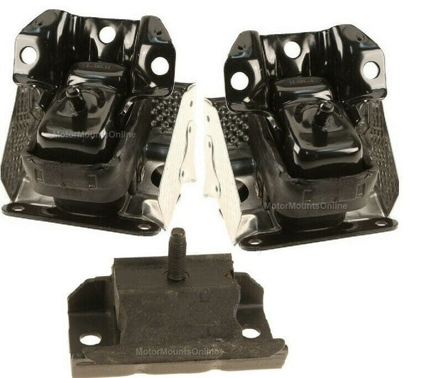 9MB102 3pc Motor Mounts fit RWD 5.3L 6.0L 6.2L 2007 - 2014 Chevy Tahoe GMC Yukon