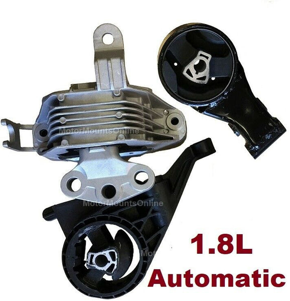 9MM130 3pc Motor Mounts fit 1.8L ENGINE Chevy Cruze 2011 - 2015 AUTOMATIC Trans