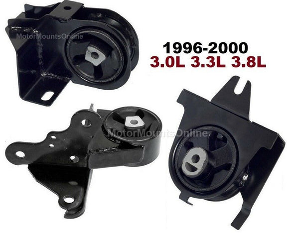 8R1141E 3pc Motor Mounts fit 1996 - 2000 V6 VAN Plymouth Voyager Grand Voyager