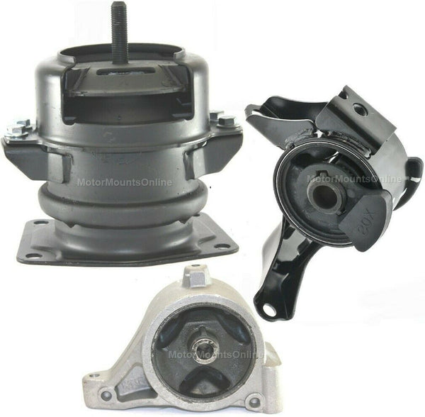 9R1514 3pc Motor Mounts fit SUV 2003 - 2006 Acura MDX FrontRear TopEngine Mounts