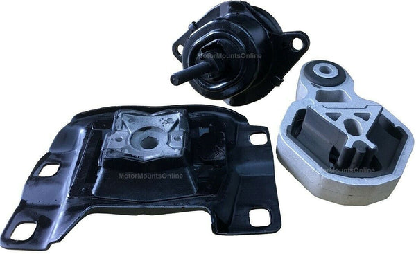 8L0125C 3pc Motor Mounts fit 2012 - 2015 Ford Explorer 2.0L TurboEngine FWDTrans