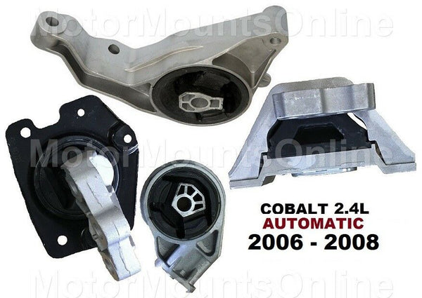 9R3106 4pc Motor Mounts fit AUTO Trans  2.4L Engine Chevy Cobalt 2006 - 2008