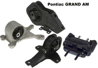 8MB223P 4pc Motor Mounts fit 2.4L 3.4L engine 1999 2000 - 2005 Pontiac GRAND AM