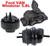 9R1110 3pc Motor Mounts fit 3.8L Engine 1999 2000 01 02 2003 Ford WINDSTAR VAN