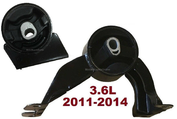 8L1148T 2pc Motor Mounts fit FWD 3.6L Engine 2011 - 2014 Dodge Journey FrontRear