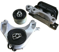 9MA155 3pc Motor Mount fit SUV 2008 - 2010 Saturn Vue 3.6L Engine w/Rear INSERT