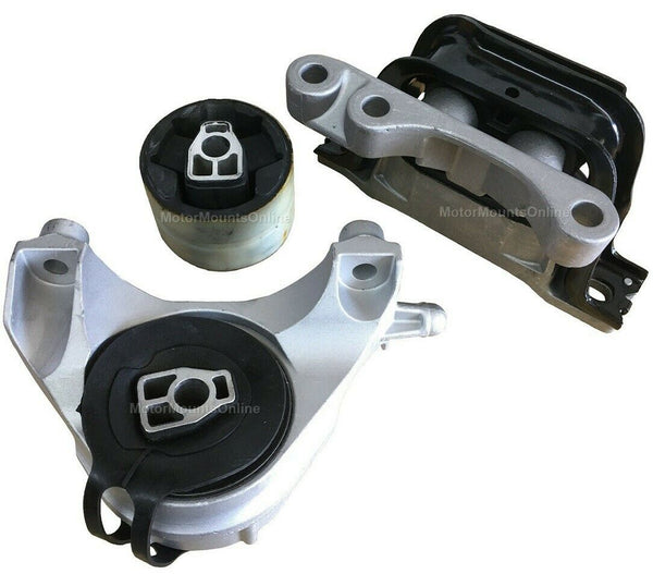 9MA155 3pc Motor Mount fit SUV 2008 - 2010 Saturn Vue 3.6L Engine w/Rear INSERT