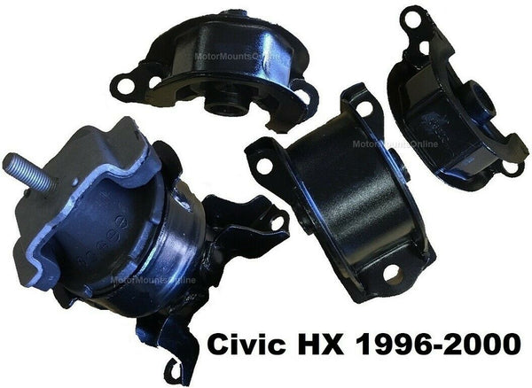 8R1122 5pc Motor Mounts fit 1.6L Honda Civic HX 1996 - 2000 A/T M/T Trans Mount