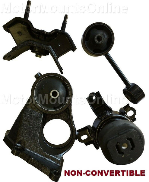 9M1228 4pc Motor Mounts fit AUTO 6CYL 1997 - 2001 Toyota Solara Non-CONVERTIBLE