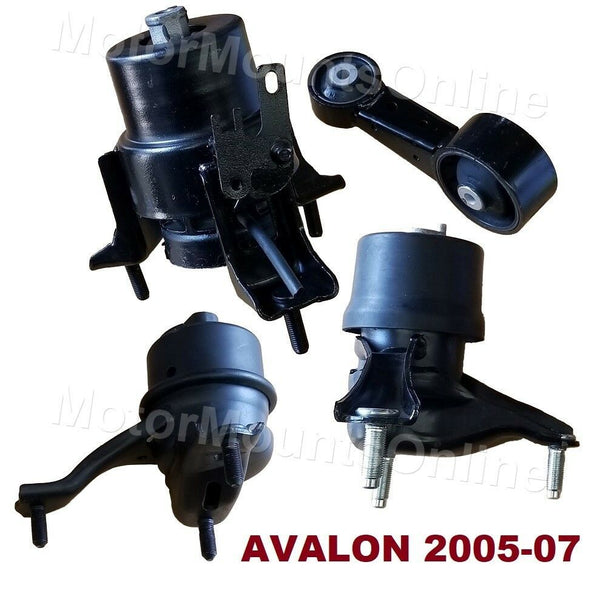 9L1270A 4pc Motor Mounts fit 2005 - 2007 Toyota Avalon Front Mount w/ VACUUM