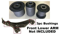 0L0011 3pc Bushings fit 2007 - 2010 Audi Q7 Front Lower Control Arm Repair 1 ARM