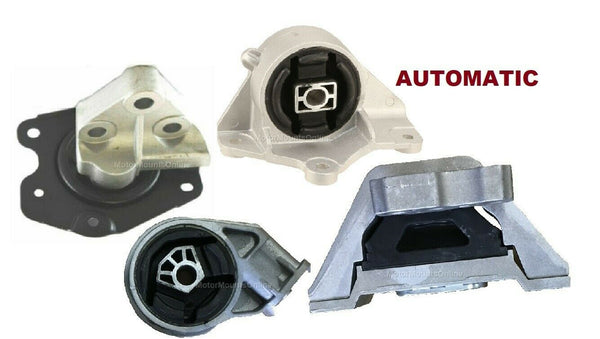 9MB104 4pc Motor Motor fit AUTOMATIC Trans 2.2L Engine Saturn ION 2003 - 2004